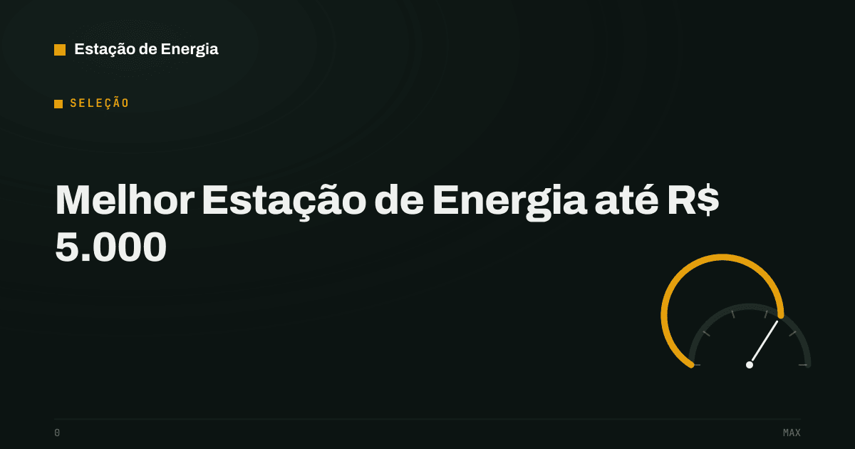 Capa da seleção: melhor power station até R$ 5.000