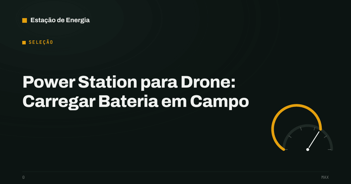 Capa da seleção: Power Station para Drone: Carregar Bateria em Campo — Estação de Energia
