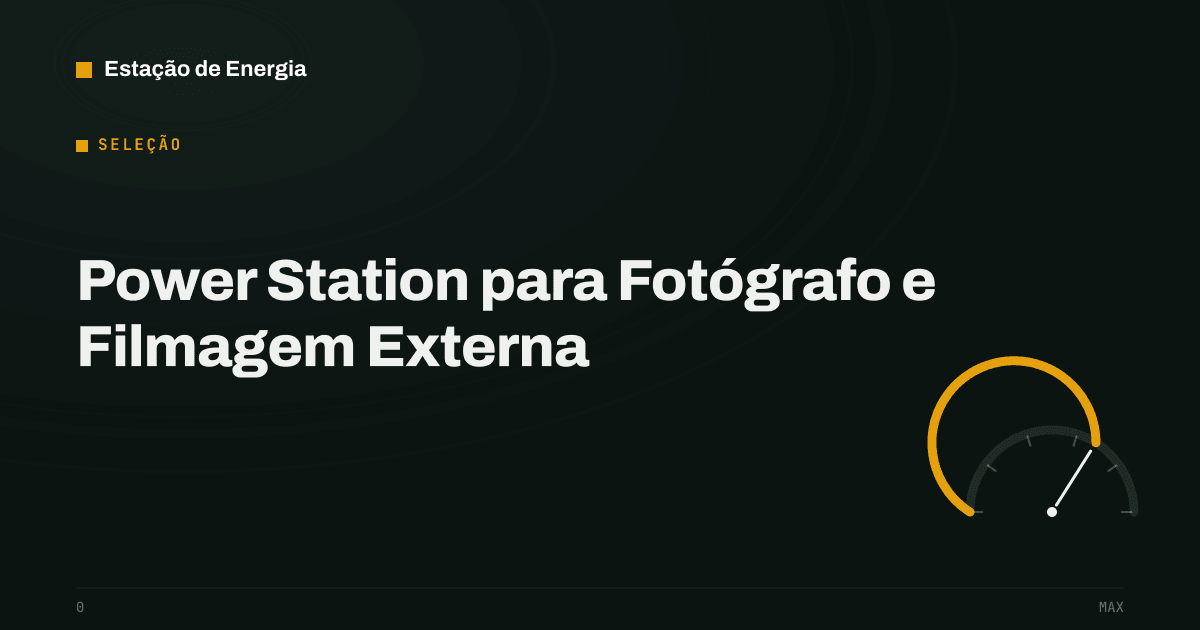 Capa da seleção: Power Station para Fotógrafo e Filmagem Externa — Estação de Energia